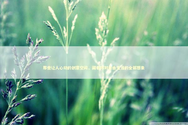 那些让人心动的创意空间，藏着你对自由生活的全部想象